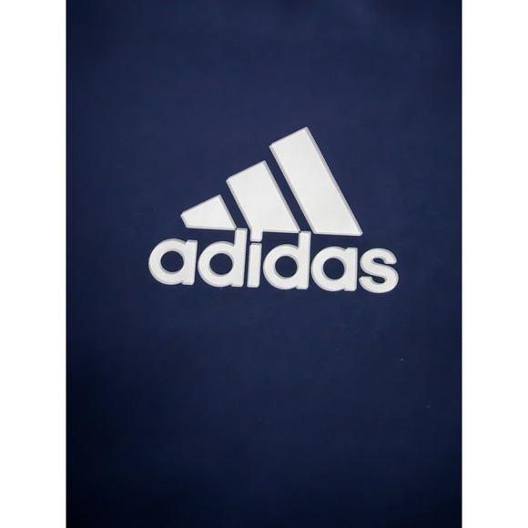 Nashville Predators Adidas Short Sleeve Polo Shirt Blue NHL Logo Large JBHS - Picture 4 of 11